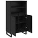 Bufet Negru 60 x 36 x 110 cm Lemn compozit - WALTI WALTI