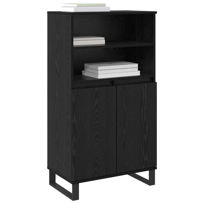 Bufet Negru 60 x 36 x 110 cm Lemn compozit - WALTI WALTI