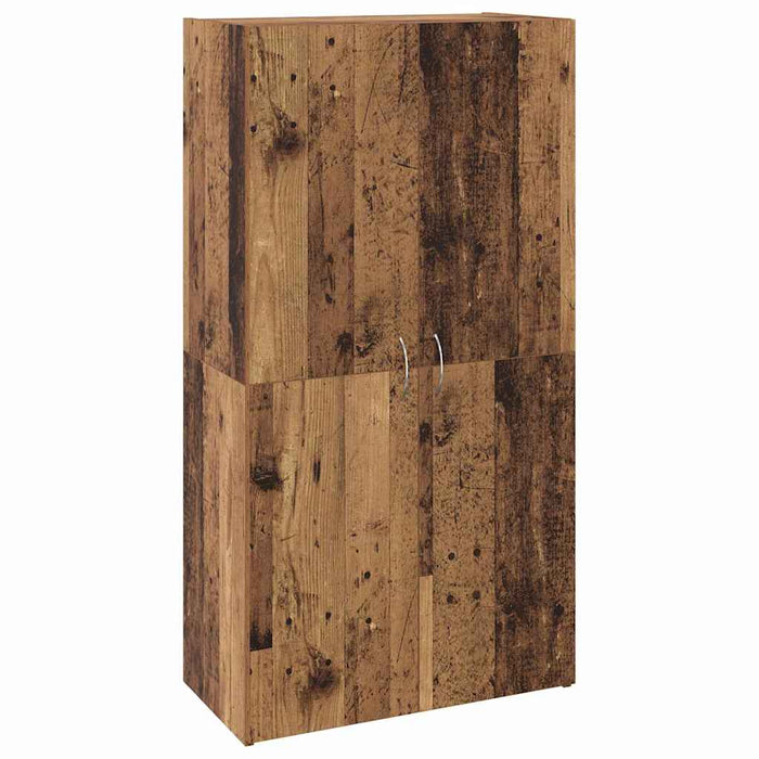 Dulap de birou Stejar Negru 60 x 32 x 115 cm Lemn compozit - WALTI WALTI