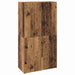 Dulap de birou Stejar Negru 60 x 32 x 115 cm Lemn compozit - WALTI WALTI
