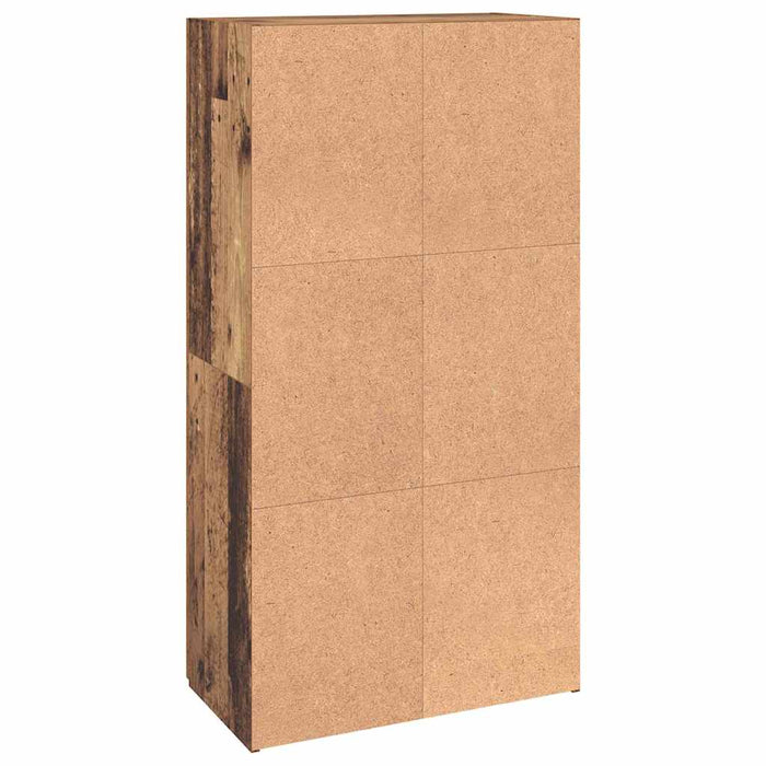 Dulap de birou Stejar Negru 60 x 32 x 115 cm Lemn compozit - WALTI WALTI