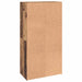 Dulap de birou Stejar Negru 60 x 32 x 115 cm Lemn compozit - WALTI WALTI