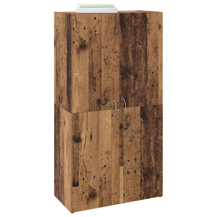 Dulap de birou Stejar Negru 60 x 32 x 115 cm Lemn compozit - WALTI WALTI