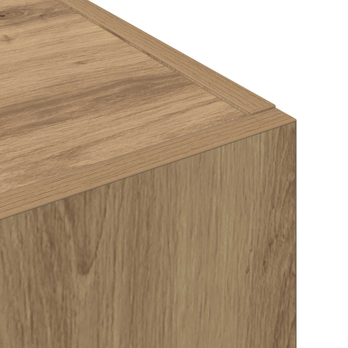 Dulap de birou Stejar Artizanal 60 x 32 x 115 cm Lemn compozit - WALTI WALTI