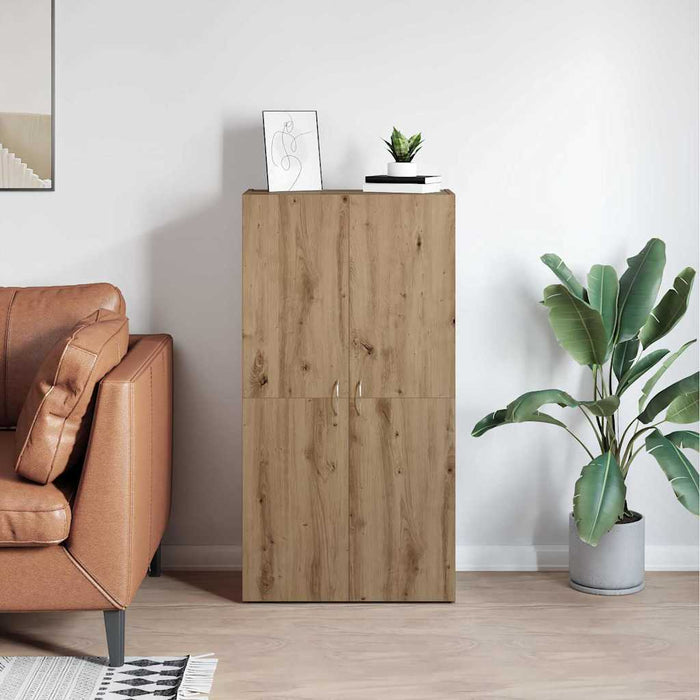 Dulap de birou cu ușă Lemn vechi 60 x 32 x 115 cm Lemn compozit - WALTI WALTI