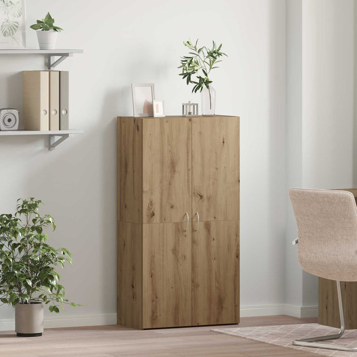 Dulap de birou Stejar Artizanal 60 x 32 x 115 cm Lemn compozit - WALTI WALTI