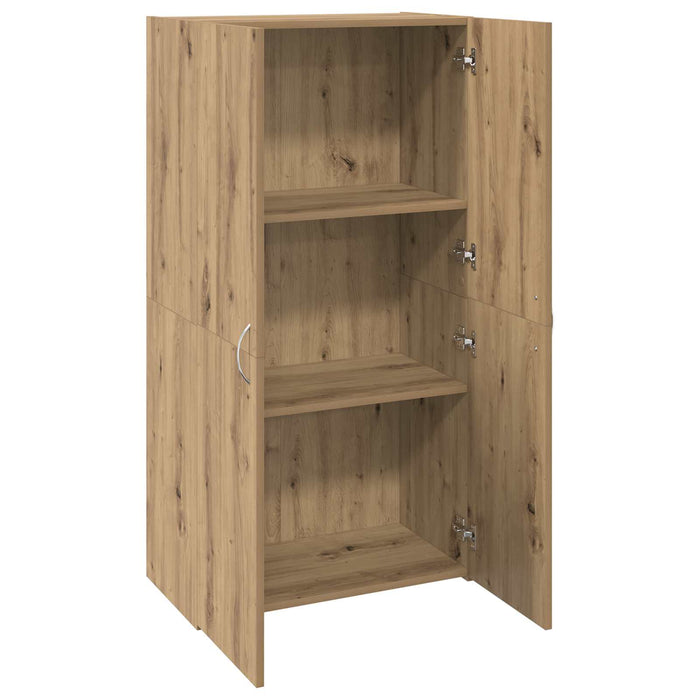Dulap de birou Stejar Artizanal 60 x 32 x 115 cm Lemn compozit - WALTI WALTI