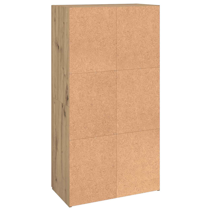 Dulap de birou Stejar Artizanal 60 x 32 x 115 cm Lemn compozit - WALTI WALTI