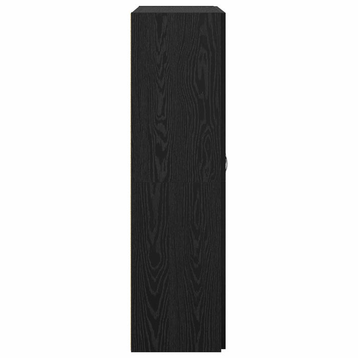 Dulap de birou Stejar Negru 60 x 32 x 115 cm Lemn compozit - WALTI WALTI