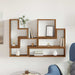 Raft de perete Pe perete Lemn vechi 96 x 12 x 64 cm - WALTI WALTI