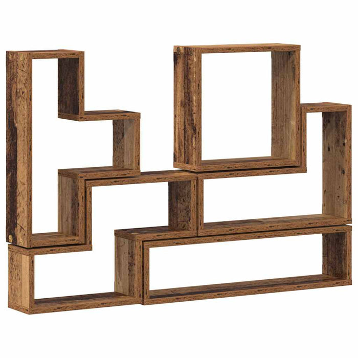 Raft de perete Pe perete Lemn vechi 96 x 12 x 64 cm - WALTI WALTI