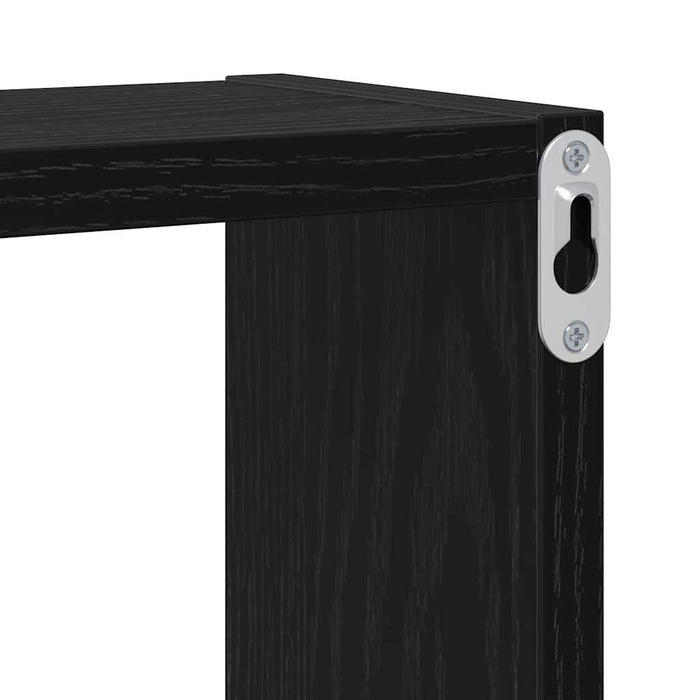 Cubo de perete Stejar negru 96 x 12 x 64 cm Lemn compozit - WALTI WALTI