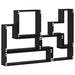 Cubo de perete Stejar negru 96 x 12 x 64 cm Lemn compozit - WALTI WALTI