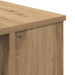 Birou cu raft stejar artizanal 140 x 50 x 75 cm Lemn compozit - WALTI WALTI