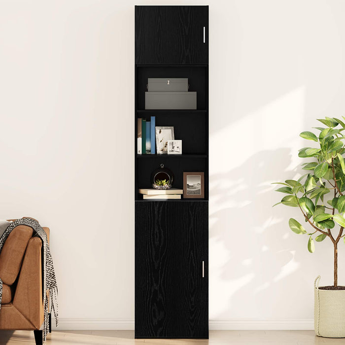Dulap de perete Stejar negru 50 x 42.5 x 40 cm Lemn compozit - WALTI WALTI