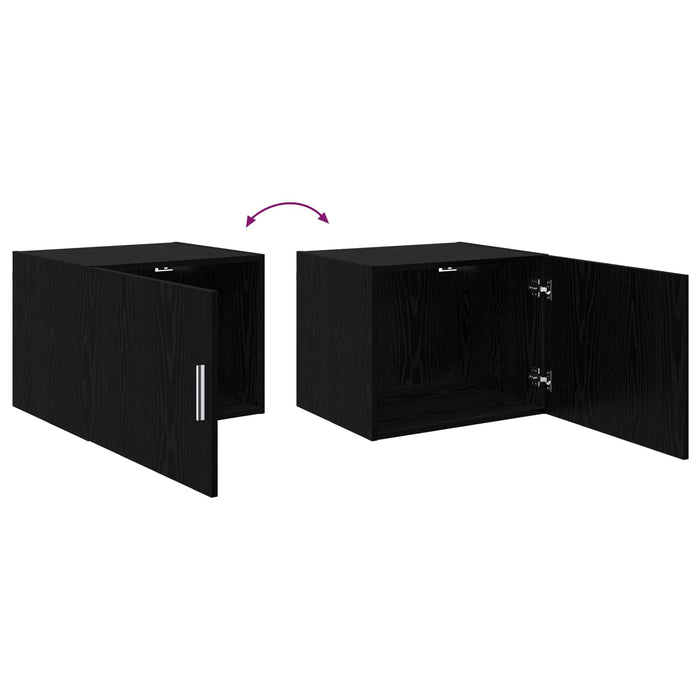 Dulap de perete Stejar negru 50 x 42.5 x 40 cm Lemn compozit - WALTI WALTI