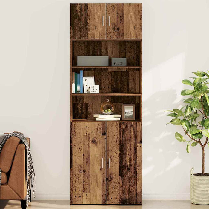 Dulap de perete Lemn vechi 80 x 42.5 x 40 cm Lemn compozit - WALTI WALTI