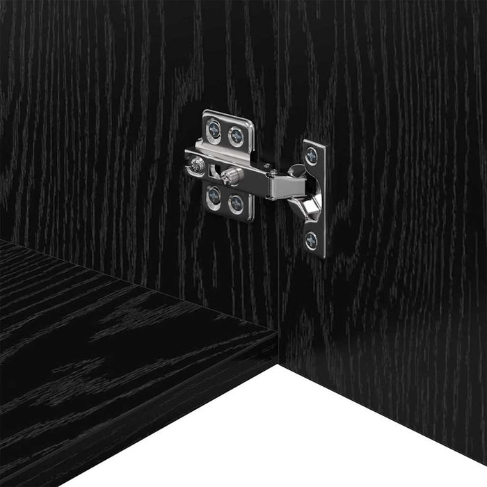 Dulap de perete Stejar negru 80 x 42.5 x 40 cm Lemn compozit - WALTI WALTI