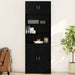 Dulap de perete Stejar negru 80 x 42.5 x 40 cm Lemn compozit - WALTI WALTI