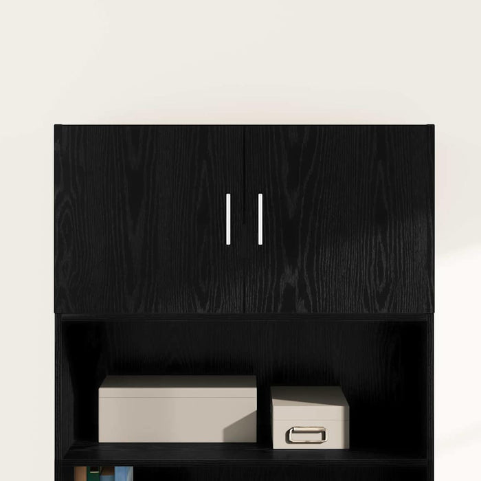 Dulap de perete Stejar negru 80 x 42.5 x 40 cm Lemn compozit - WALTI WALTI