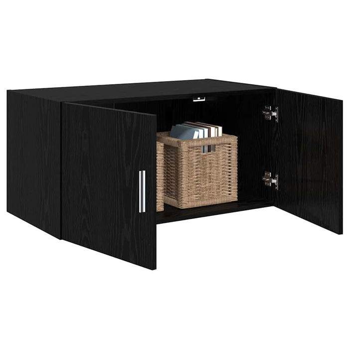 Dulap de perete Stejar negru 80 x 42.5 x 40 cm Lemn compozit - WALTI WALTI
