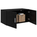 Dulap de perete Stejar negru 80 x 42.5 x 40 cm Lemn compozit - WALTI WALTI