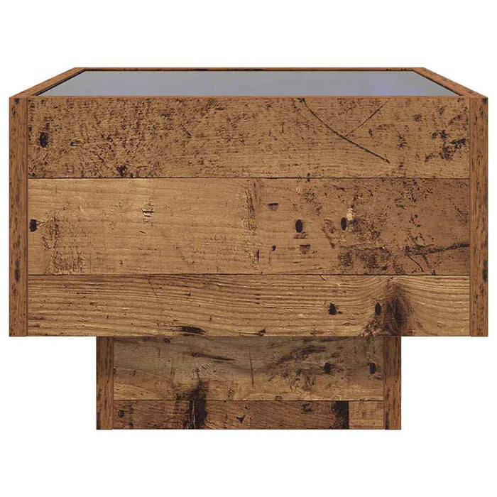 Masă de cafea Lemn vechi 40 x 40 x 30 cm Lemn compozit - WALTI WALTI