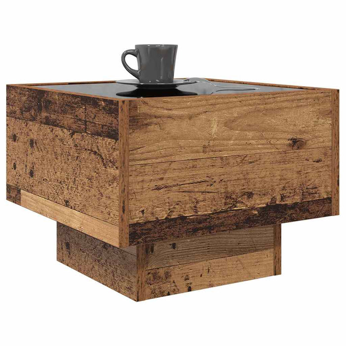 Masă de cafea Lemn vechi 40 x 40 x 30 cm Lemn compozit - WALTI WALTI