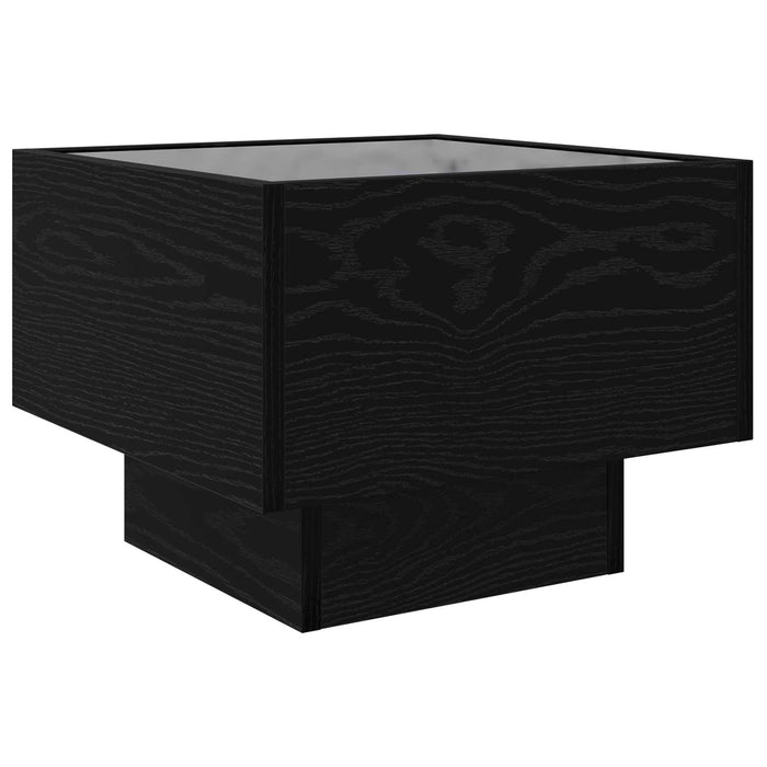 Masă de cafea Stejar negru 40 x 40 x 30 cm Lemn compozit - WALTI WALTI