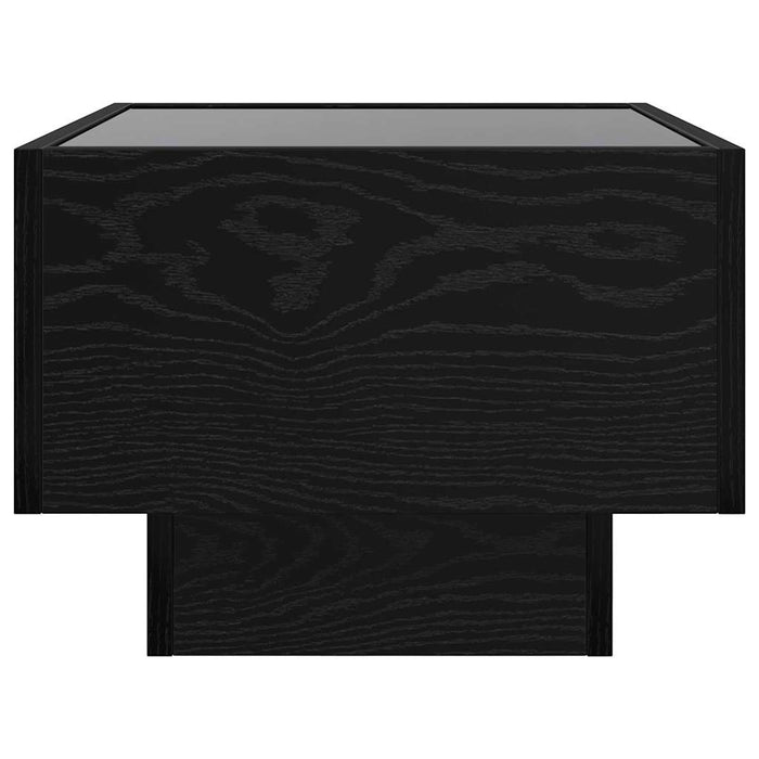 Masă de cafea Stejar negru 40 x 40 x 30 cm Lemn compozit - WALTI WALTI