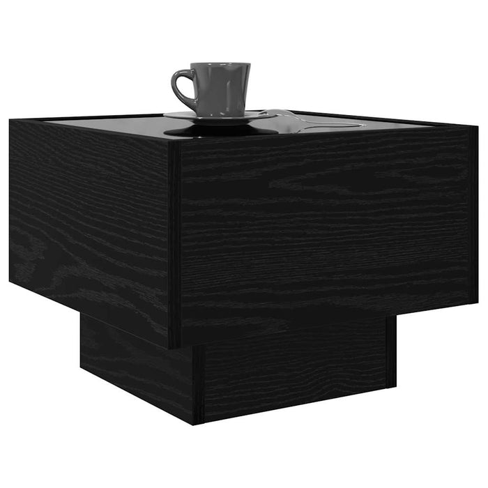Masă de cafea Stejar negru 40 x 40 x 30 cm Lemn compozit - WALTI WALTI