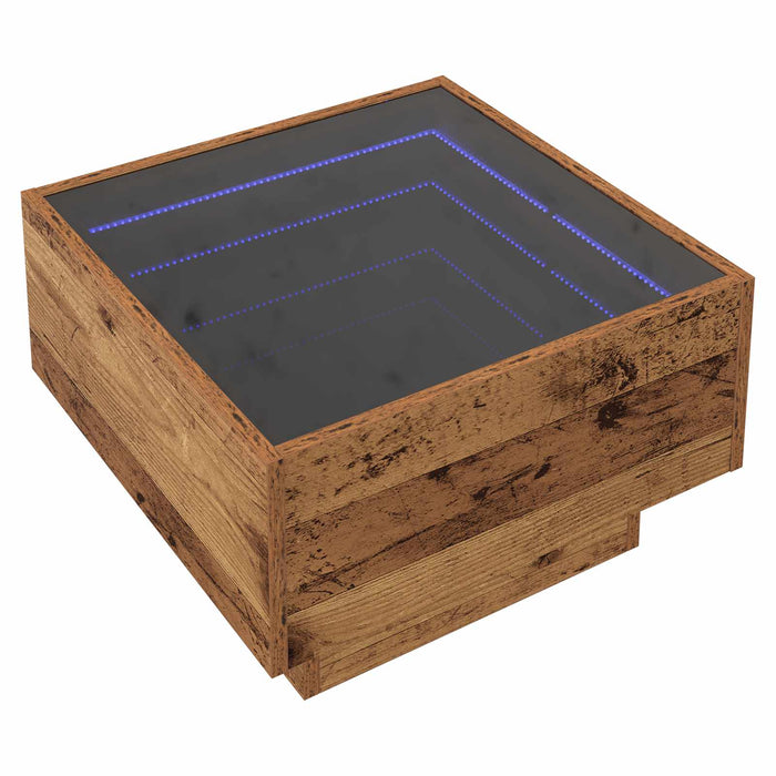Masă de cafea Lemn vechi 50 x 50 x 30 cm Lemn compozit - WALTI WALTI