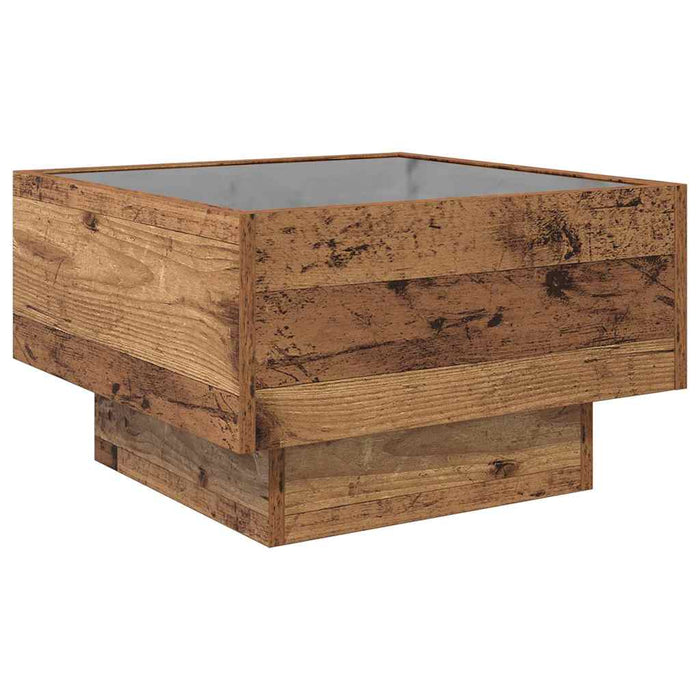 Masă de cafea Lemn vechi 50 x 50 x 30 cm Lemn compozit - WALTI WALTI