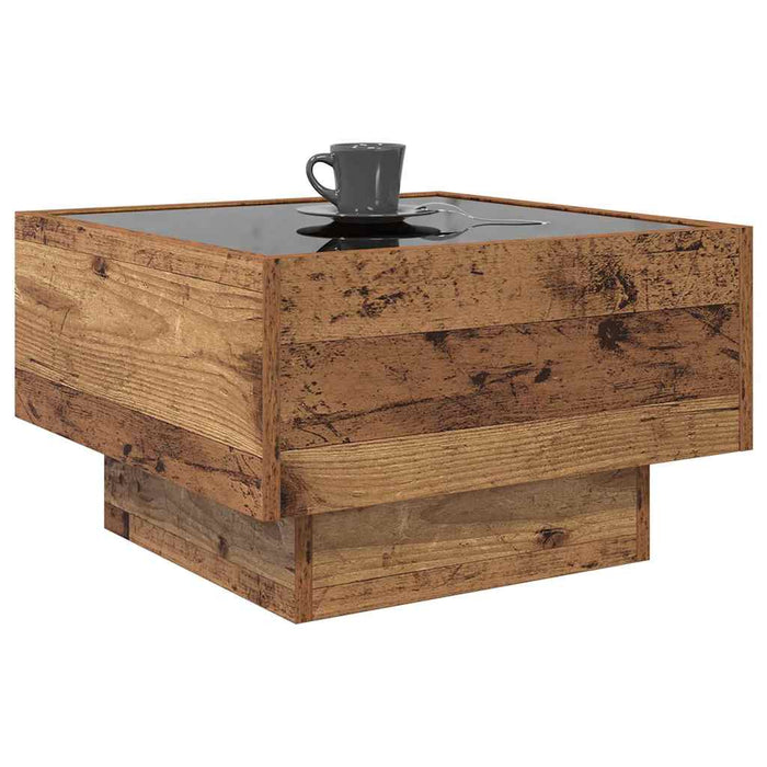 Masă de cafea Lemn vechi 50 x 50 x 30 cm Lemn compozit - WALTI WALTI