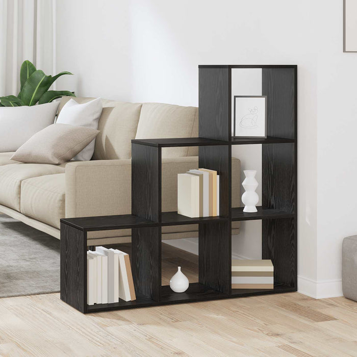 Bibliotecă Separator de Camera Stejar Negru 99 x 29 x 99 cm - WALTI WALTI