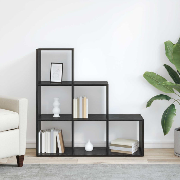 Bibliotecă Separator de Camera Stejar Negru 99 x 29 x 99 cm - WALTI WALTI