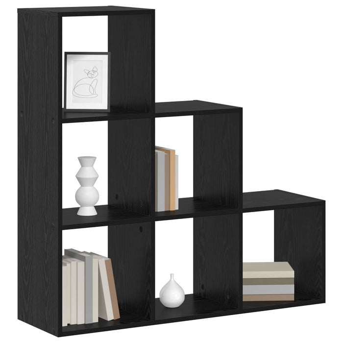 Bibliotecă Separator de Camera Stejar Negru 99 x 29 x 99 cm - WALTI WALTI