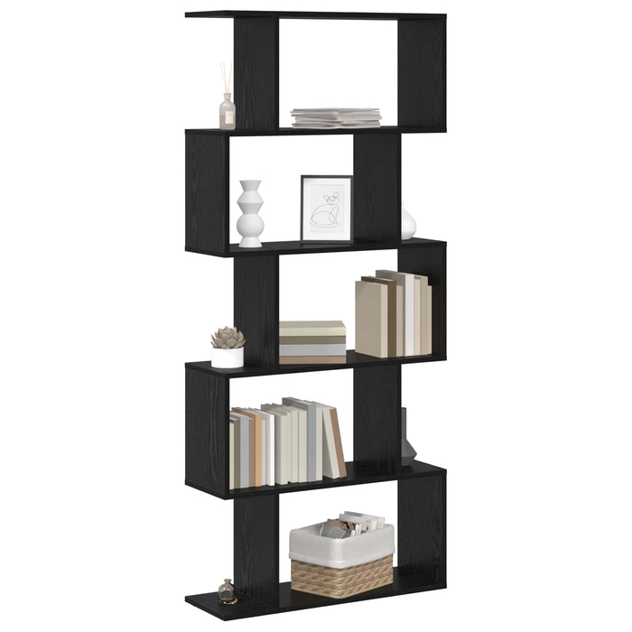 Dulap pentru cărți Stejar Negru 70 x 24 x 161 cm Lemn compozit - WALTI WALTI