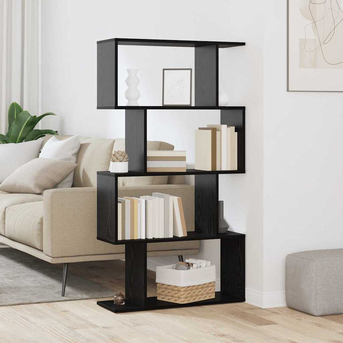 Dulap pentru cărți Stejar Negru 70 x 24 x 129 cm Lemn compozit - WALTI WALTI