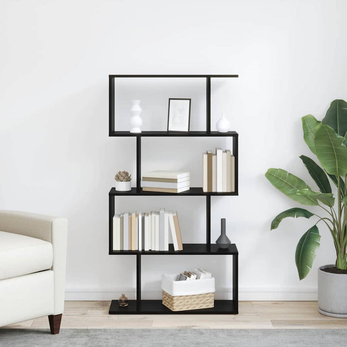 Dulap pentru cărți Stejar Negru 70 x 24 x 129 cm Lemn compozit - WALTI WALTI