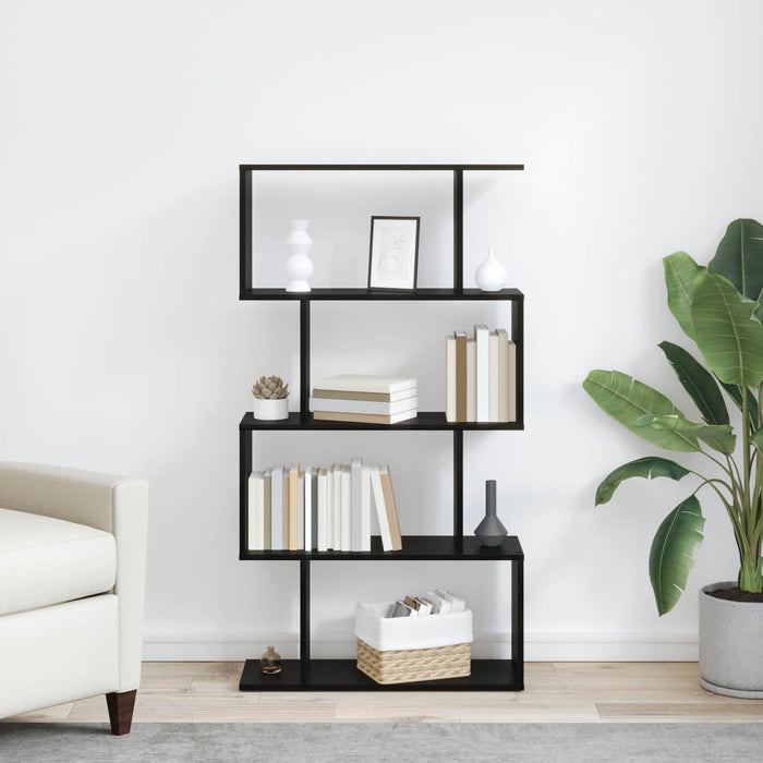 Dulap pentru cărți Stejar Negru 70 x 24 x 129 cm Lemn compozit - WALTI WALTI
