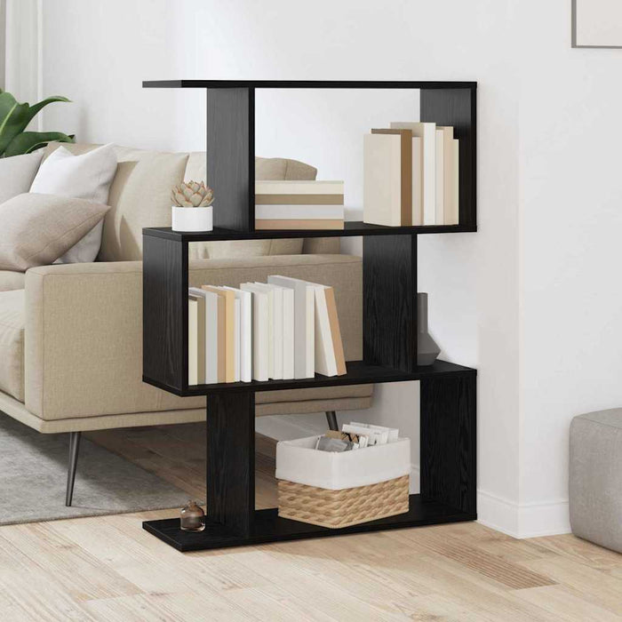 Dulap pentru cărți Stejar Negru 70 x 14 x 97 cm Lemn compozit - WALTI WALTI