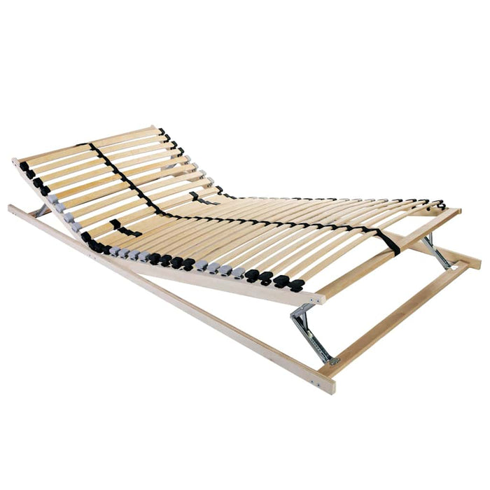 Bază cu lamele Manual Maro 140 x 190 cm Lemn de fag masiv - WALTI WALTI