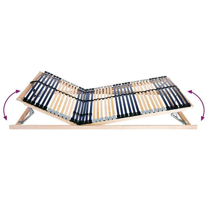 Bază cu lamele Maro 140 x 190 cm Lemn de fag masiv - WALTI WALTI