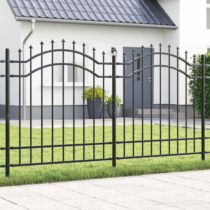 Gard de Grădină Woerden Gri 240 x 165 cm Oțel vopsit în pulbere WALTI