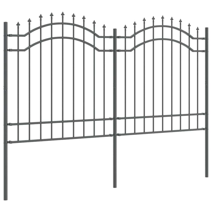 Gard de Grădină Woerden Gri 240 x 165 cm Oțel vopsit în pulbere WALTI