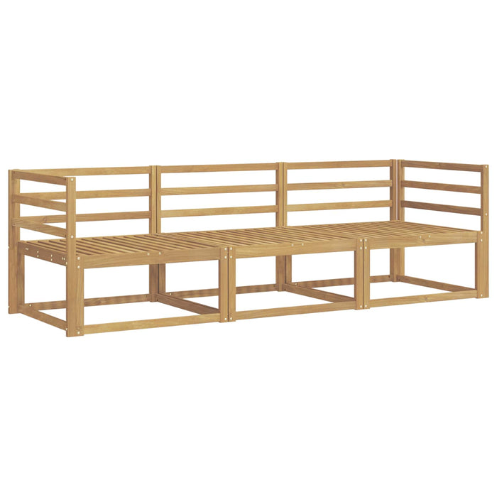 Set de canapele de exterior 3 pcs Alb 245,5 x 83 x 73 cm WALTI