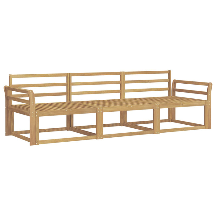 Set de canapele de exterior 3 pcs Alb 254 x 83 x 73 cm WALTI