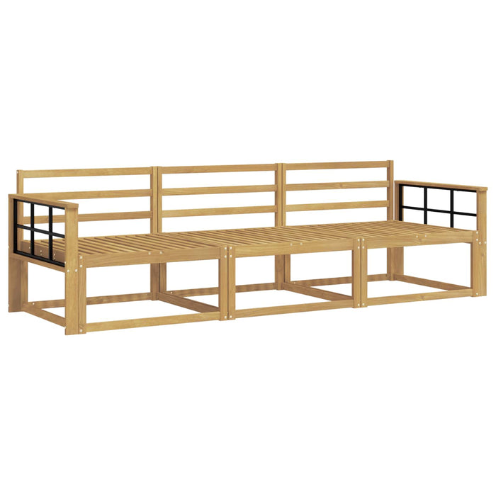 Set de canapele de exterior 3 pcs Alb 249,5 x 83 x 73 cm WALTI