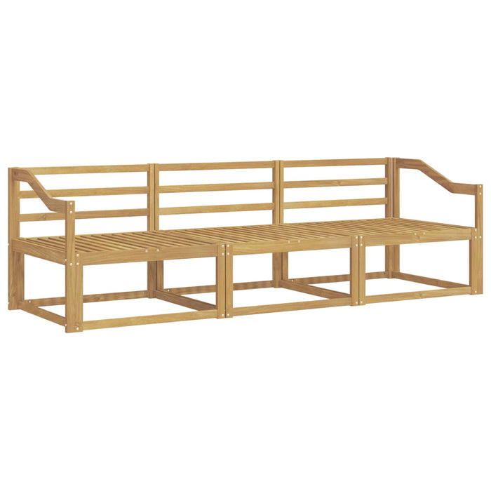 Set de canapele de exterior 3 pcs Alb 245,5 x 83 x 73 cm WALTI
